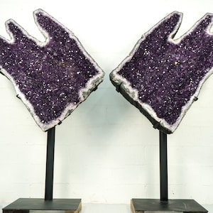 Spectacular 7 Ft Tall Giant Amethyst Geodes with High-Grade Deep Purple Amethyst Druzy - 375 Kg - 827 lb