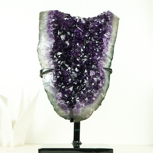 High-Grade Amethyst Cluster with AAA Grape-Jelly Amethyst Druzy, Dark Saturated Purple - 5.9 Kg - 13.0 lb