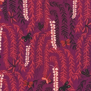 Spring Reviere, Willow Breeze, by Kate Merritt for Cloud9 Fabrics, Organic Cotton, Fabric by the Yard or Half Yard