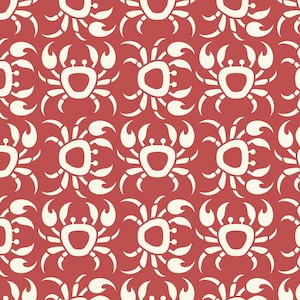 Ocean Motion, Crabs, Pattern 227984, Cloud9, Cotton fabric by the yard
