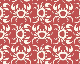Ocean Motion, Crabs, Pattern 227984, Cloud9, Cotton fabric by the yard