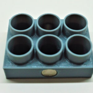 Station de tamponnage modulaire : support pour tampons 14 mm (petit)