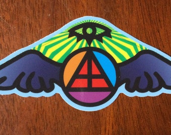Pegatina de Clockwork Illuminati