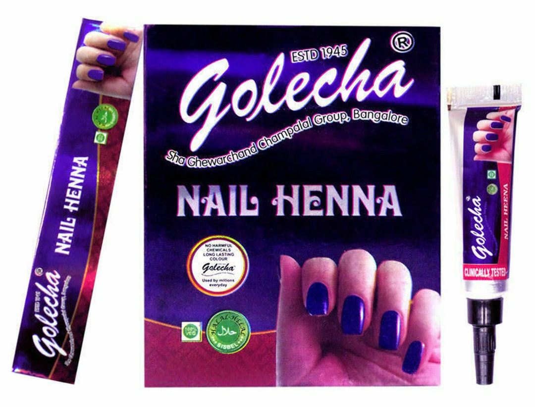 Golecha Nail Henna Cones Orange 12 Cones - Etsy