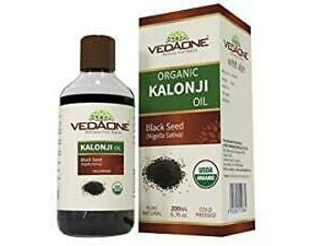 Vedaone USDA Organic Kalonji | Nigella Sativa Black Cumin Seed Oil for Hair Growth - 200ml | Ayurvedic Formula