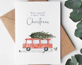 Christmas card "Christmas Camper"
