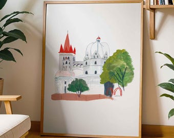 Art print "Aachen Cathedral"