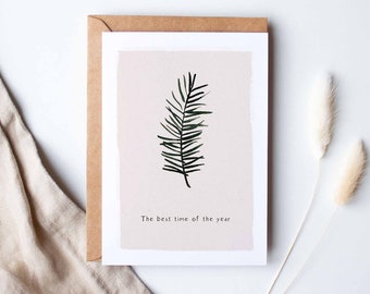 Christmas card "The best time of the year"