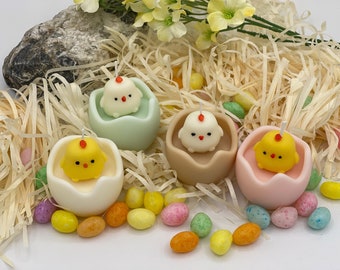 Egg Candle, Chicken Candle, Easter Candle, Spring Candle