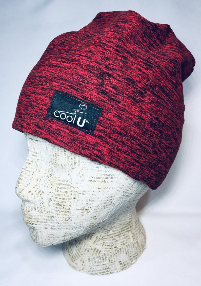 Fleece Lined Hat Beanie Stretch Fit-Polartec 200 Wind Pro Fleece Ear Warmer-Runner-Hiker-Ski-Dog Walker