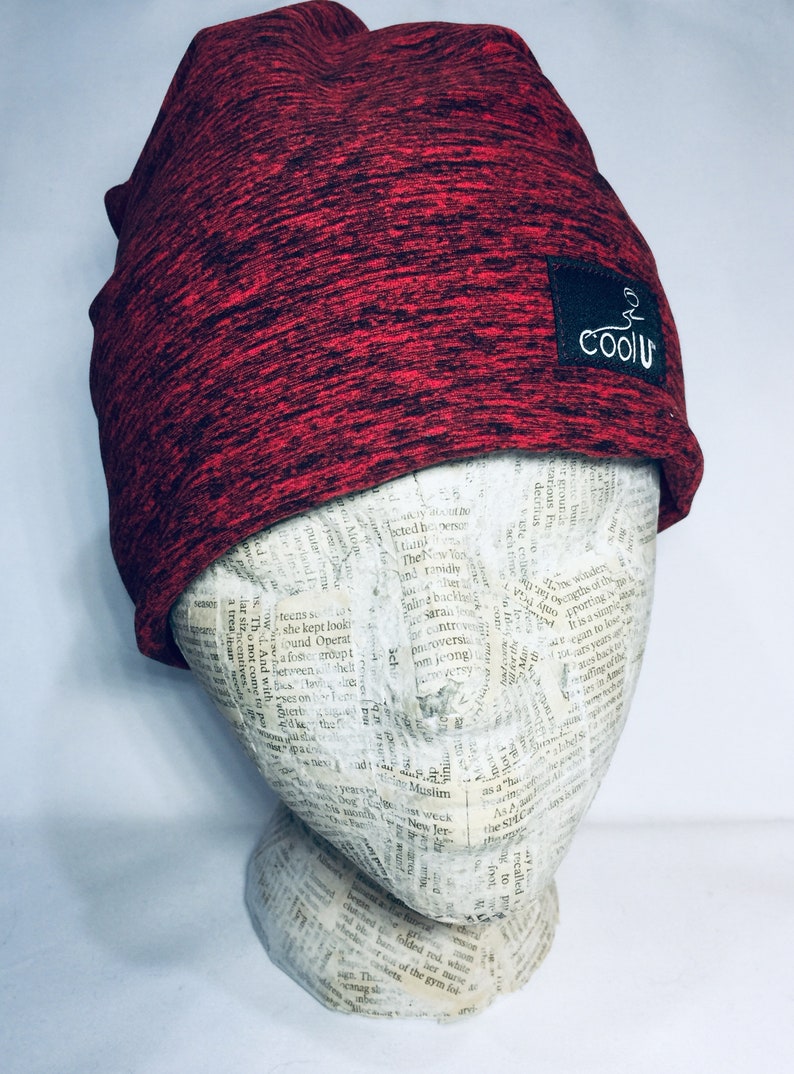 Fleece Lined Hat Beanie Stretch Fit-Polartec 200 Wind Pro Fleece Ear Warmer-Runner-Hiker-Ski-Dog Walker