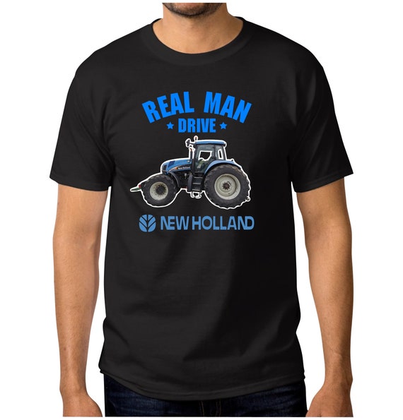 New Holland Farming Tractors T-shirt Real man drive New | Etsy