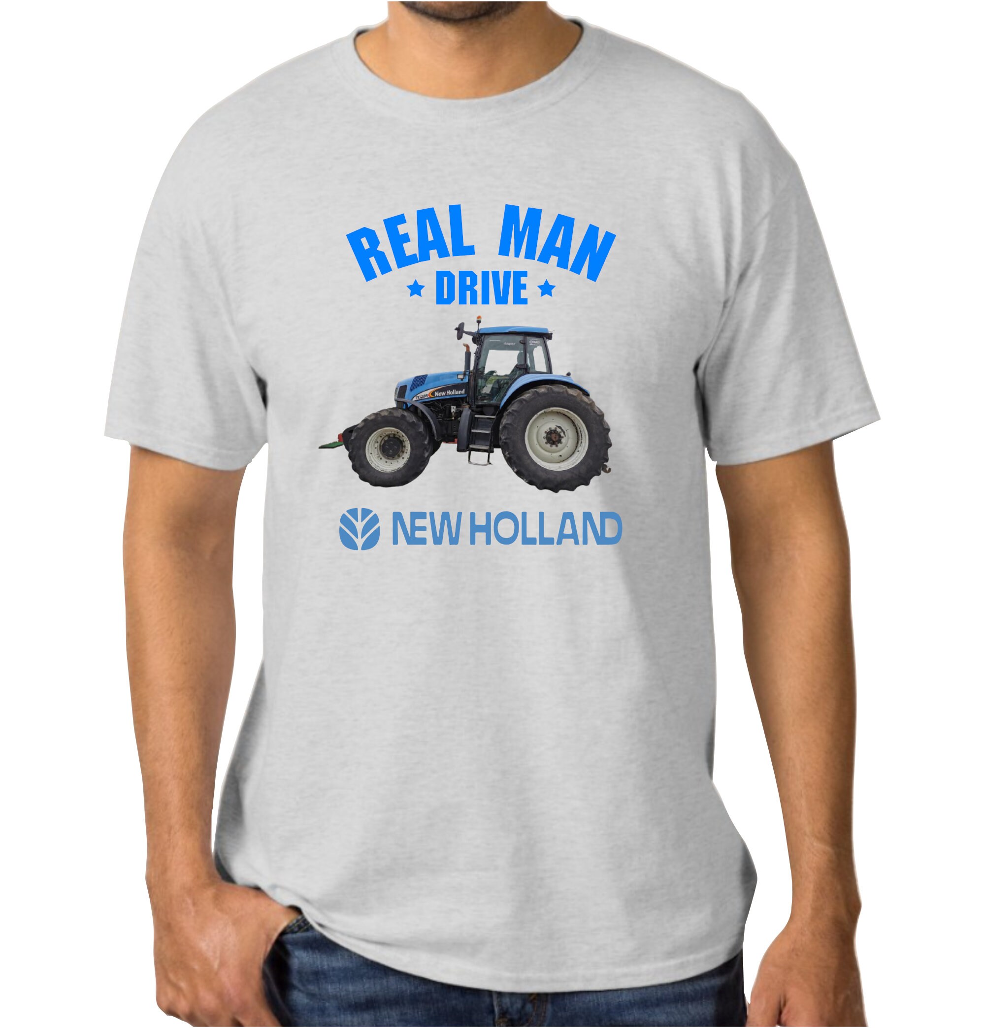 New Holland Farming Tractors T-shirt Real man drive New | Etsy