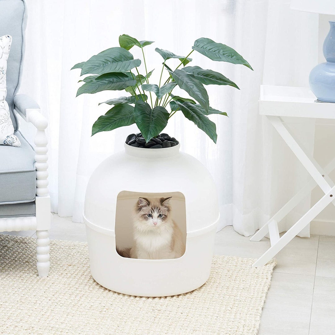 Hidden Litter Box Enclosure Secret Litter Box Planter Hidden Etsy