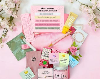 Good Vibes Mood Boosting Gift Box: Self Care Encouragement Care Package for Daughter