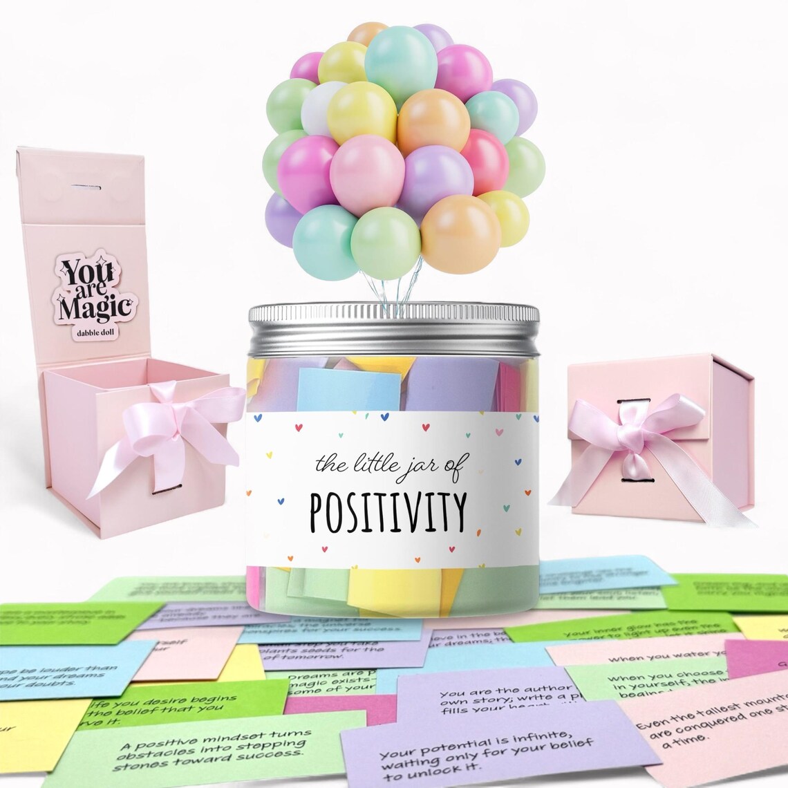 Success Inspiration Jar: 30 Uplifting Messages, Self Care Gift - Etsy