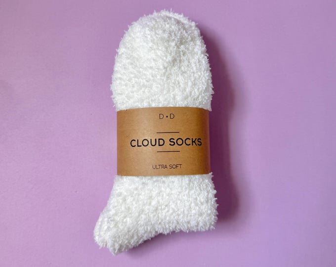 Ultra Soft Cloud Socks: Cozy Fuzzy Sleep Socks