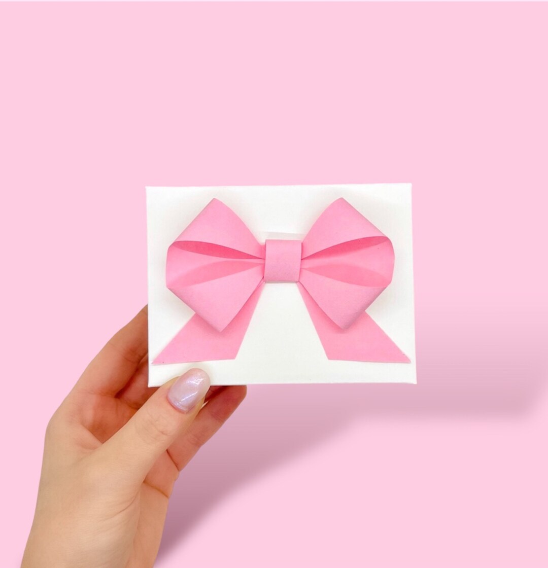 Bow Gift Topper SVG Template Cricut Silhouette Craft Etsy UK