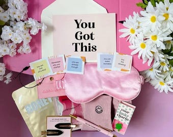 College Exam Good Luck Gift Box for self care & Encouragement