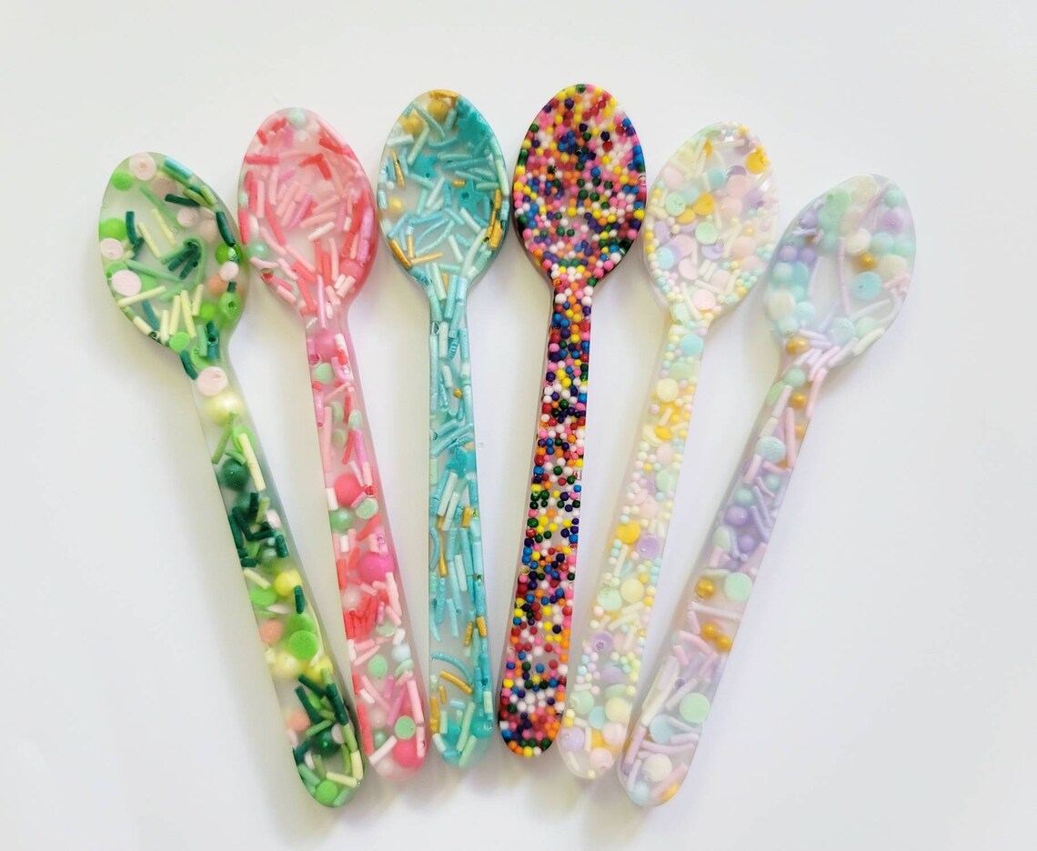 2 Pack Sprinkle Spoons Etsy