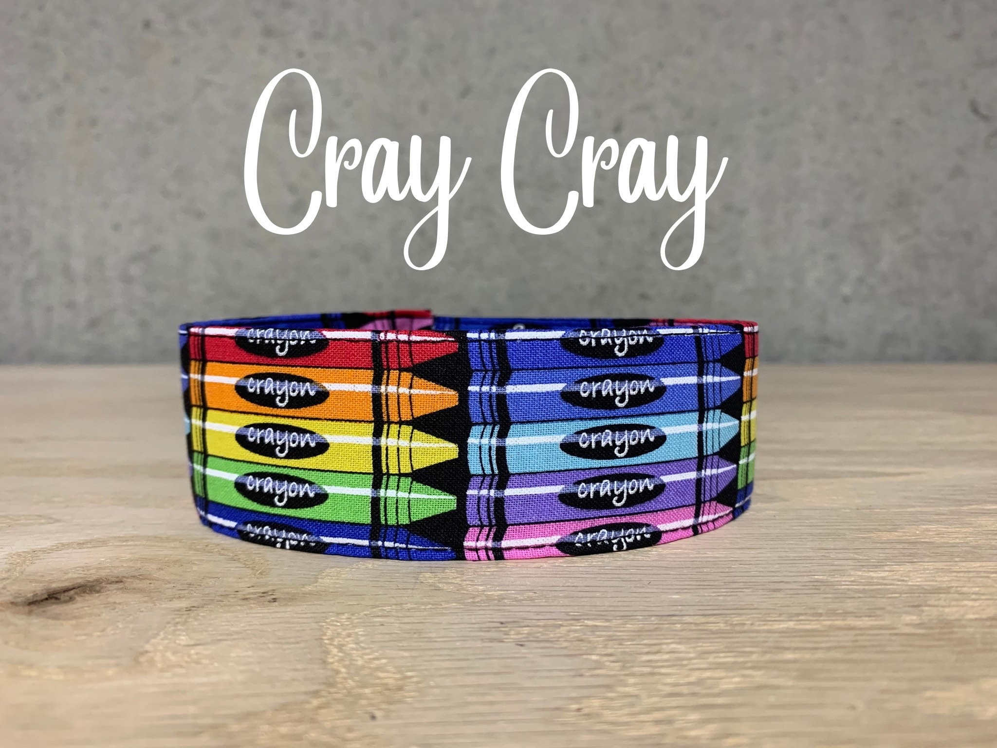Crayon Dog Collar