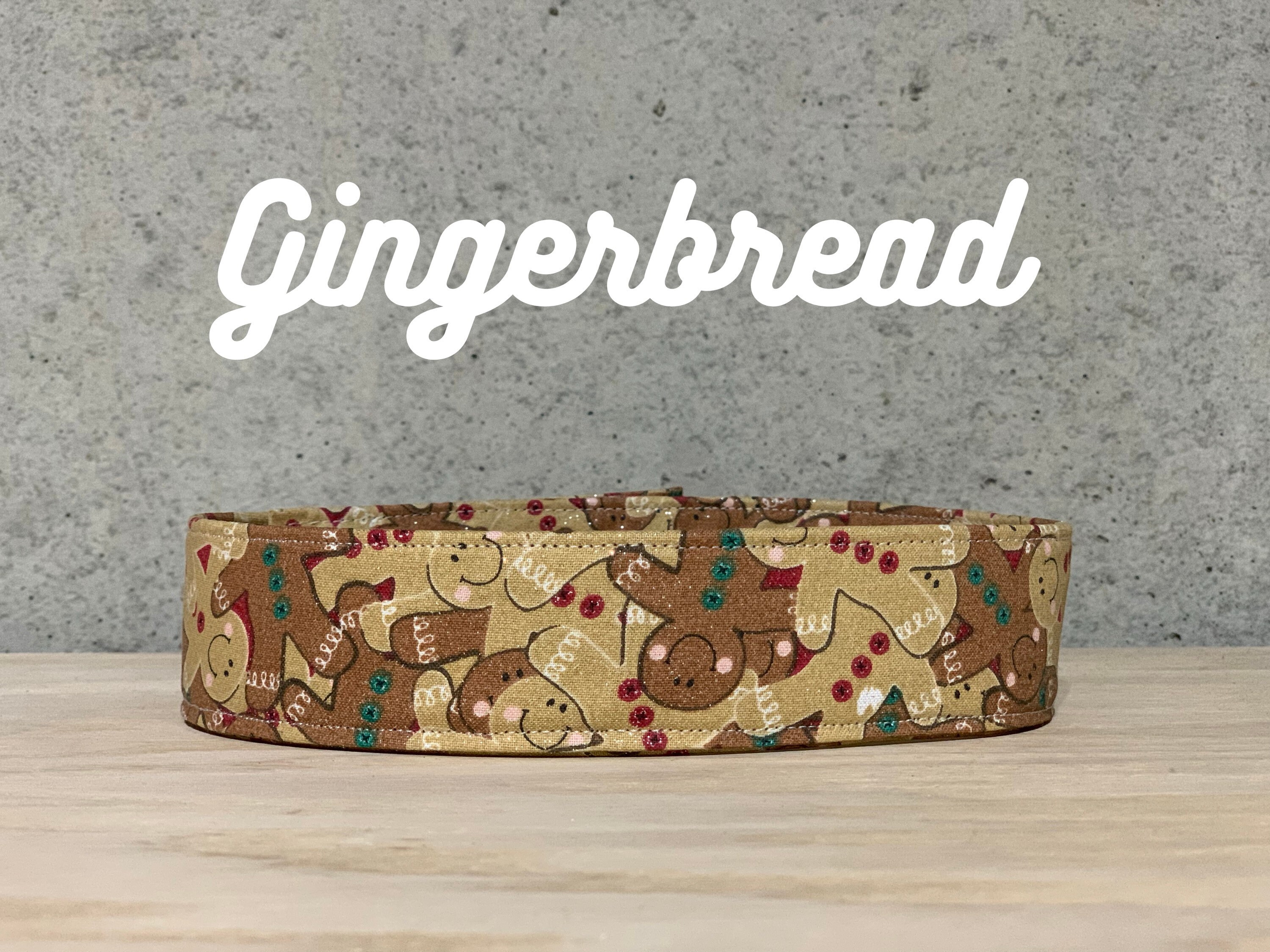 Gingerbread Man Dog Collar Etsy