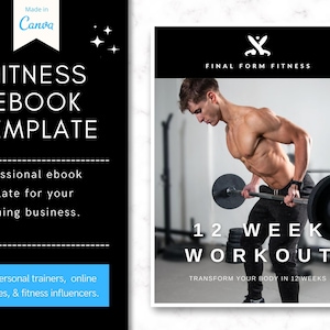 Fitness ebook template