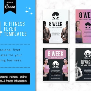 8 Wk IG Fitness Flyer Templatef