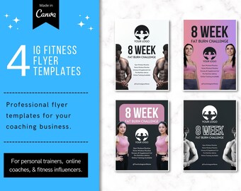 8 Wk IG Fitness Flyer Templatef