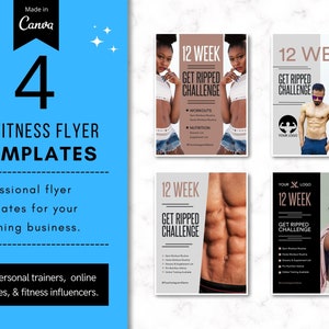 12 Wk IG Fitness Flyer Template