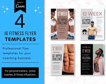 12 Wk IG Fitness Flyer Template