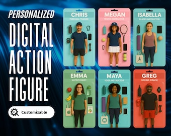 Custom AI Action Figure– Your Name, Job Title & Accessories