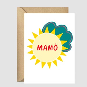 Cartão Mamó, Vovó, Nan, Nana, Babá, Avó