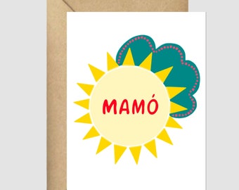 Mamó, Granny, Nan, Nana, Nanny, Grandmother Card