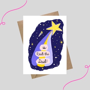 É Réalt Thú Daid, Você é uma estrela, pai, Gaeilge, língua irlandesa, Dia dos Pais, papai, cartão de felicitações