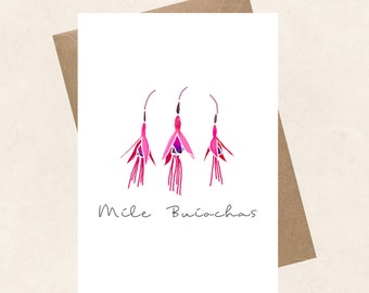 Thank You Card Fuchsia