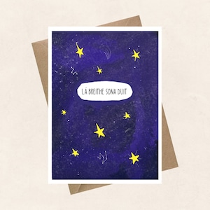 Birthday card, Cárta Breithlá, Irish, Gaeilge, happy Birthday
