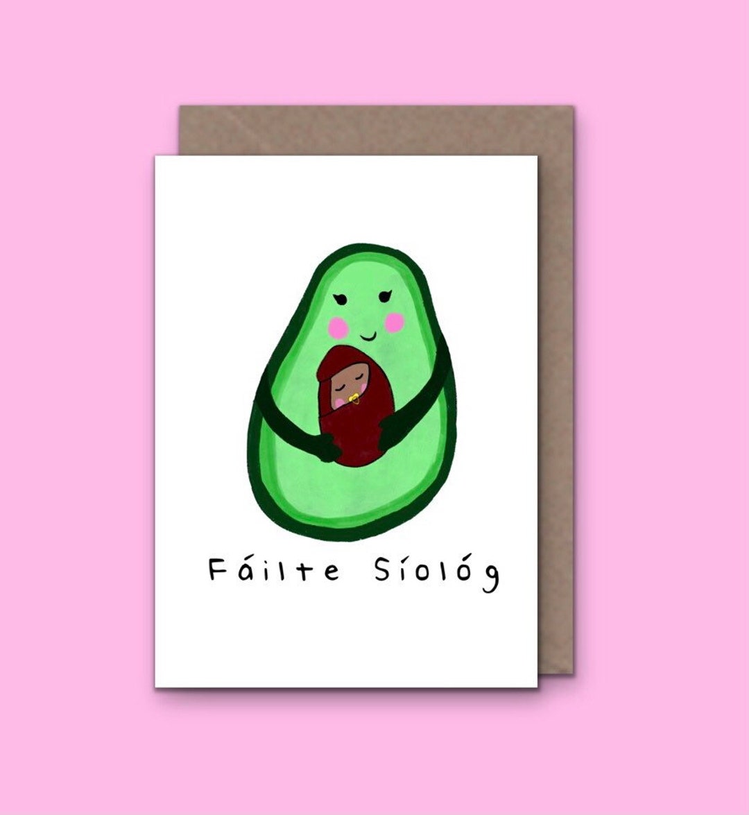 Fáilte Síológ, Irish Language, Greeting Card, New Baby, Congrats - Etsy