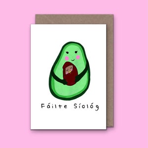 Fáilte Síológ, Ierse taal, wenskaart, nieuwe baby, congrats