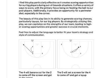 22 Essential Baseline Out of Bounds Plays for Basketball - Digital Playbook | Instant Download