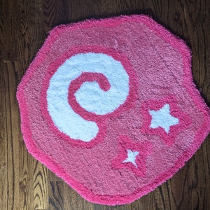 Fossil Rug | Cut-pile Tufted Rug | Pastel Rug