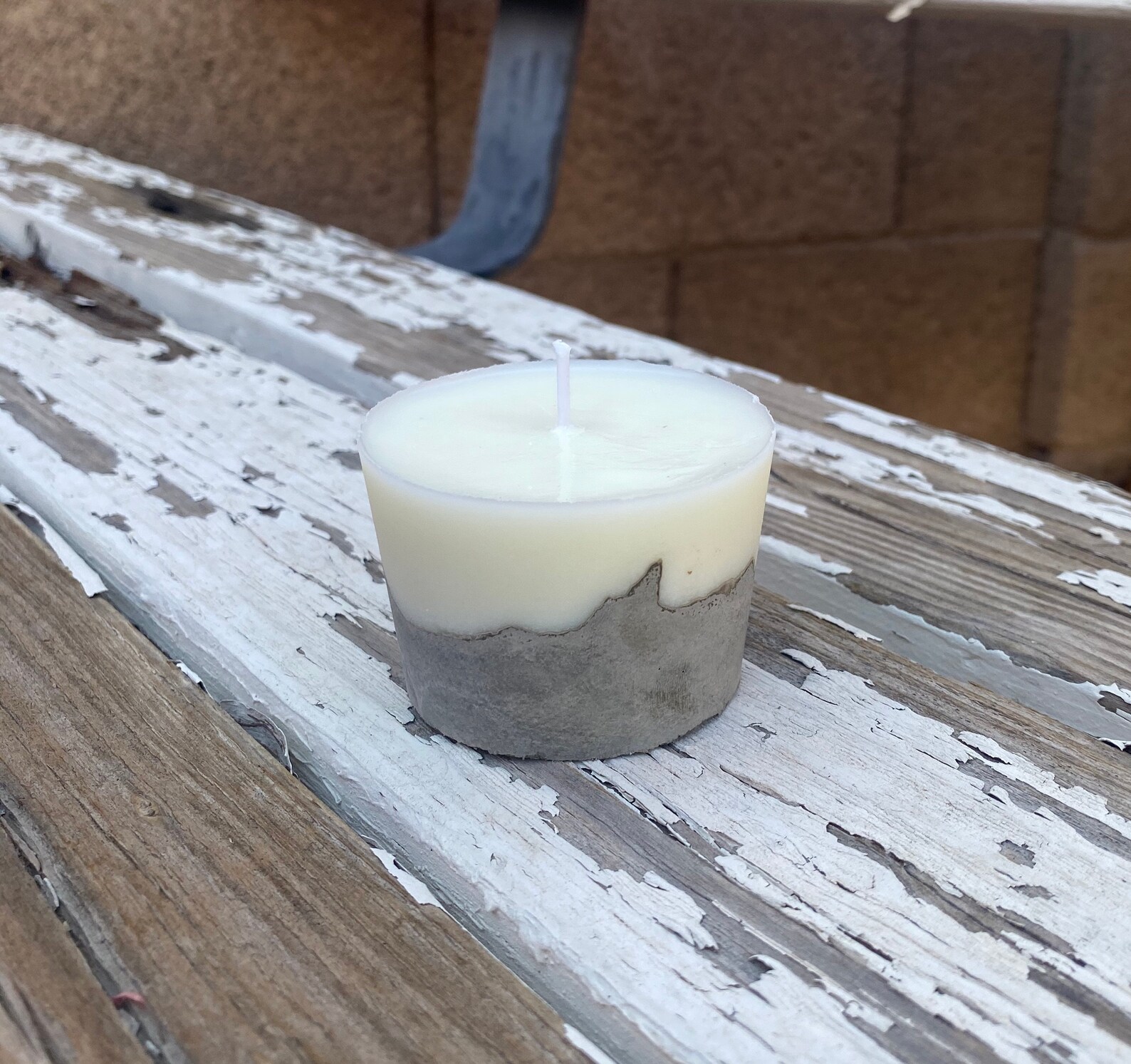 Cement candles Etsy