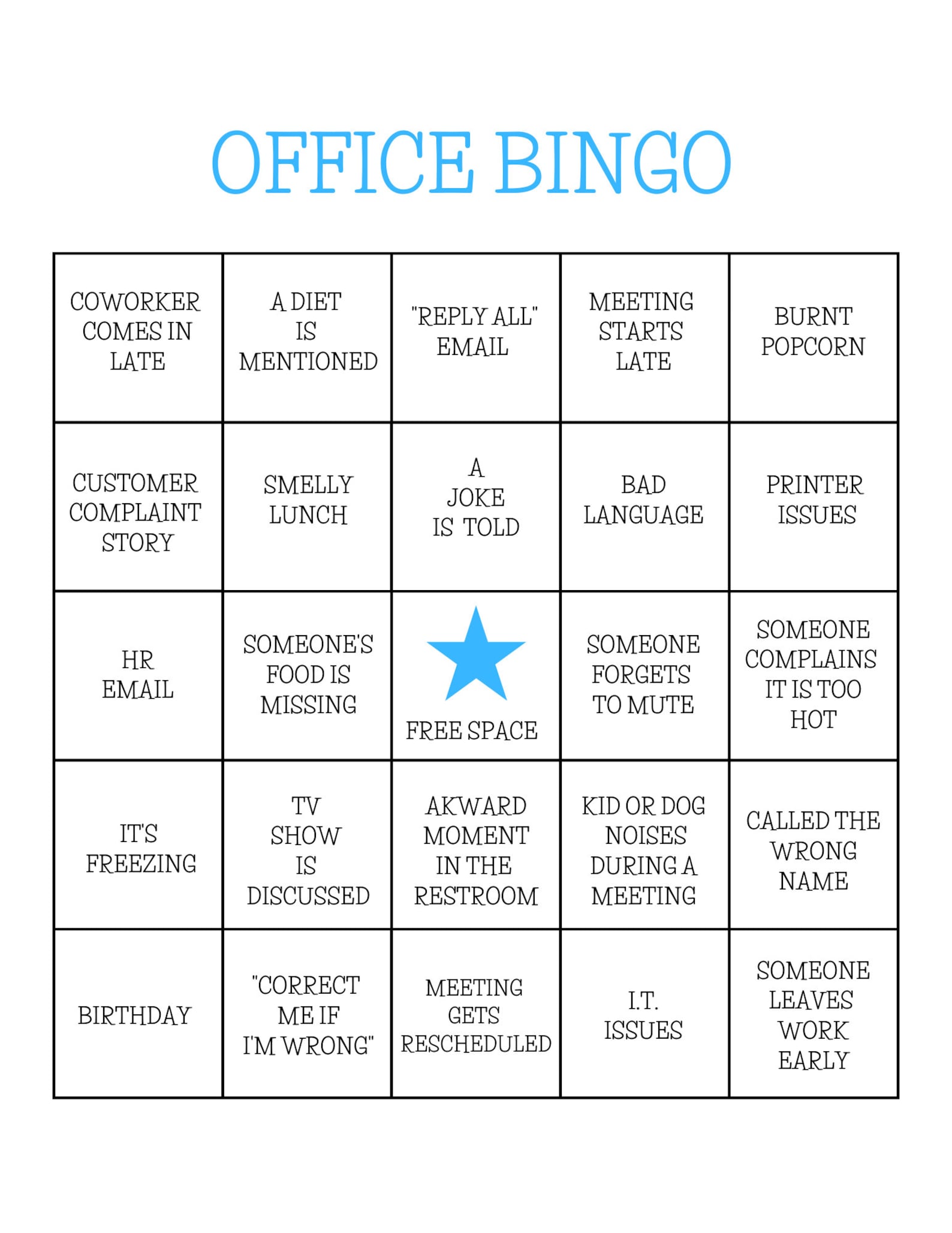 office-bingo-work-icebreaker-game-work-game-work-bingo-office-fun