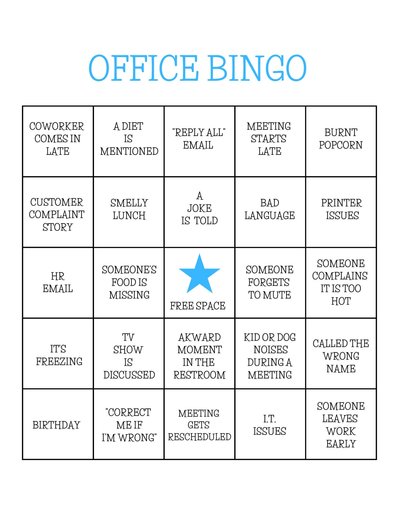 office-bingo-work-icebreaker-game-work-game-work-bingo-office-fun