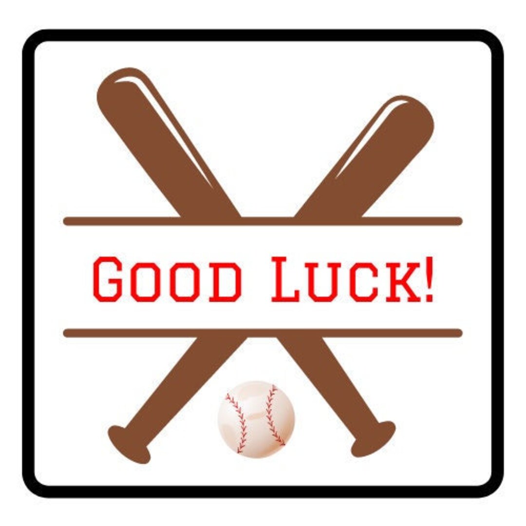 Good Luck Baseball Game Baseball Game Good Luck Baseball Etsy