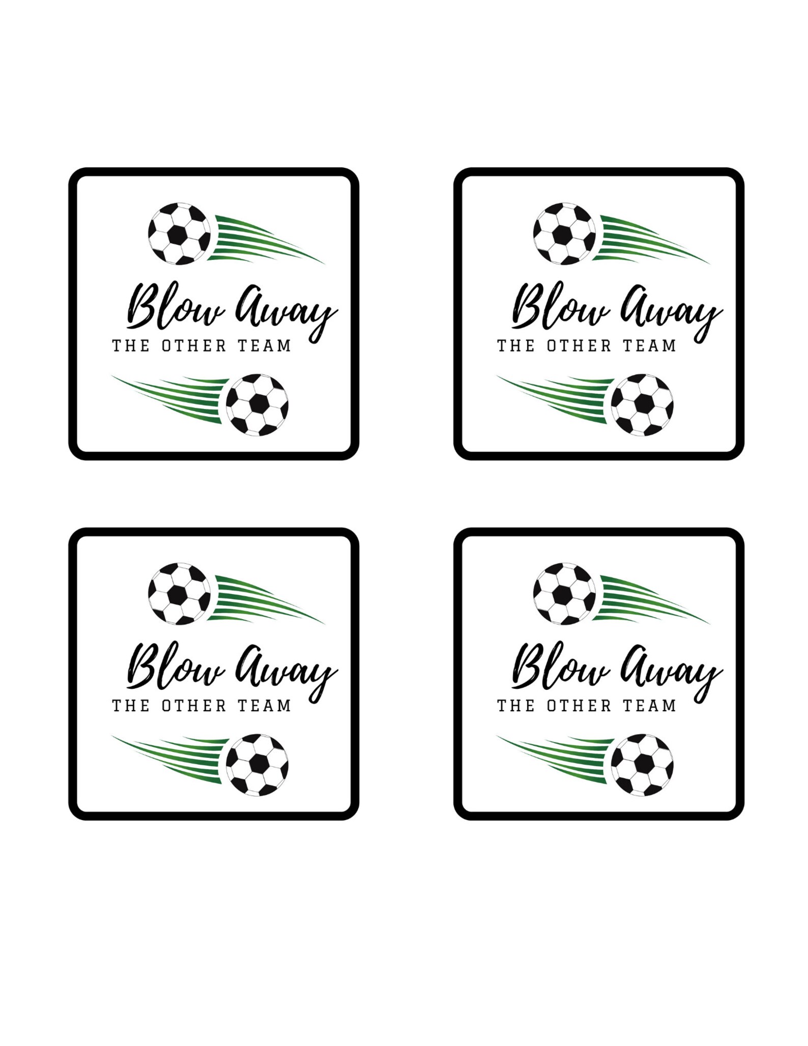 Soccer Team Set Soccer Gift Tags Soccer Mom Soccer Games Etsy