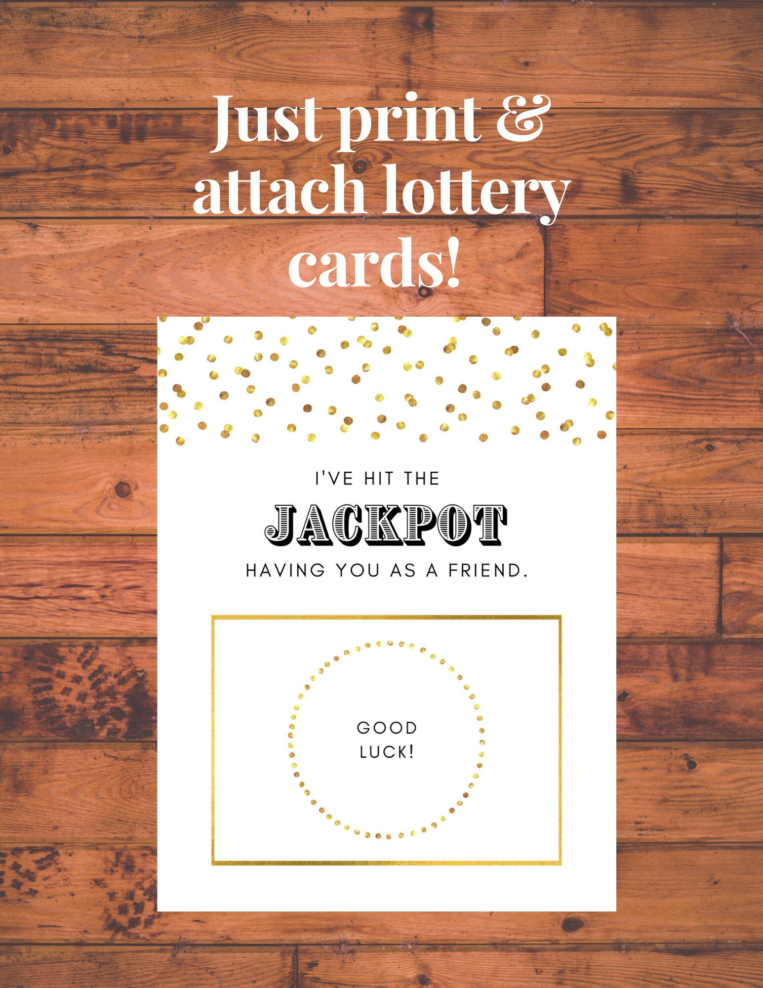 Casino Party Favor Lotto Ticket Gift Friend Lotto Gift Etsy Ireland
