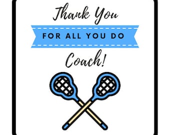 Thank You Lacrosse - Etsy