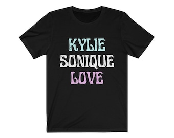 Kylie Sonique Love Graphic Tee: Ringspun Cotton, Fair Trade