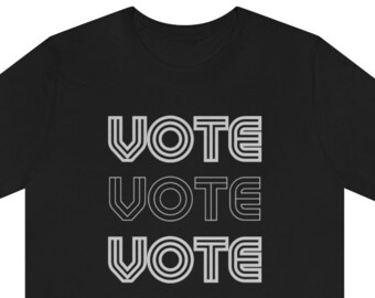 Vote Graphic Tee: Combed Ringspun Cotton, Fair Trade